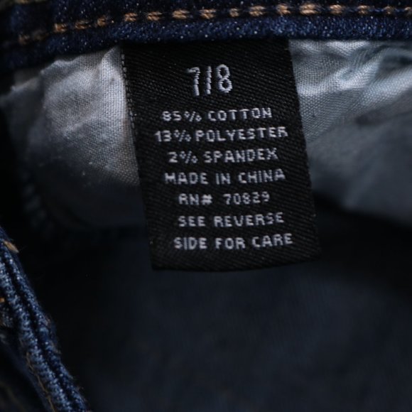 Rue 21 Flare Jeans Embroidered Button Flap Back Pockets - Picture 8 of 10